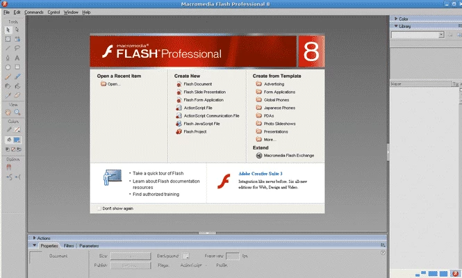 Macromedia Flash 8 — screenshot 2